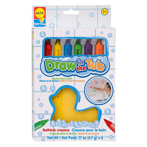 DRAW IN THE TUB CRAYONS 6PK