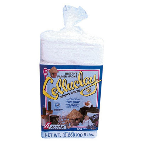 CELLUCLAY BRIGHT WHITE 5 LB PACKAGE