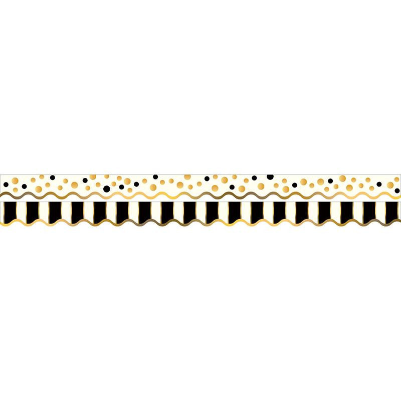 GOLD BARS BORDER DOUBLE-SIDED