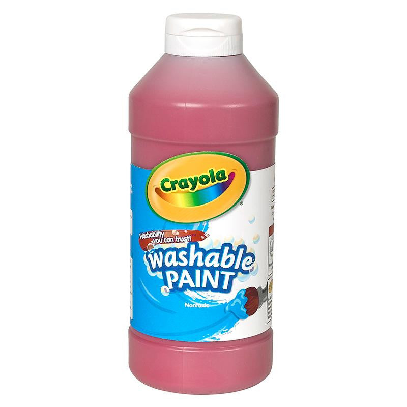 CRAYOLA WASHABLE PAINT 16 OZ RED