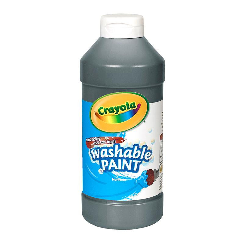 CRAYOLA WASHABLE PAINT 16 OZ BLACK