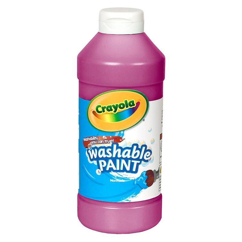 CRAYOLA WASHABLE PAINT 16OZ MAGENTA