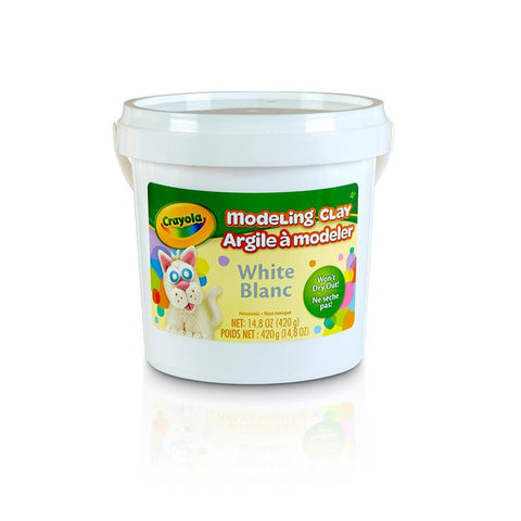 1 LB BUCKET MODELING CLAY WHITE