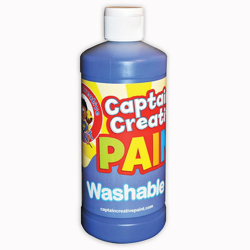BLUE 16OZ WASHABLE PAINT BY CAPTAIN