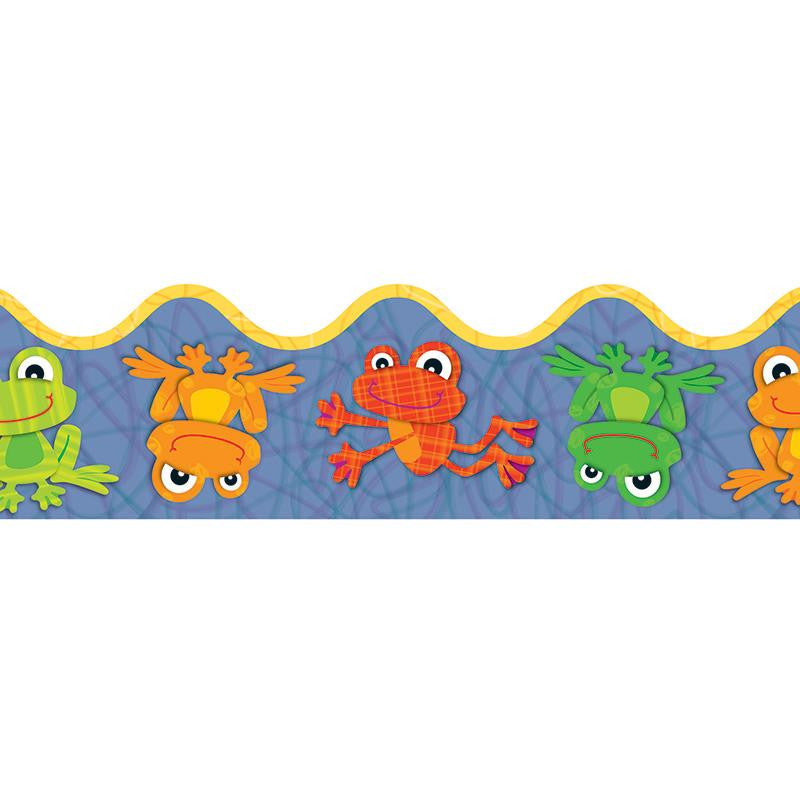 FUNKY FROGS SCALLOPED BORDER