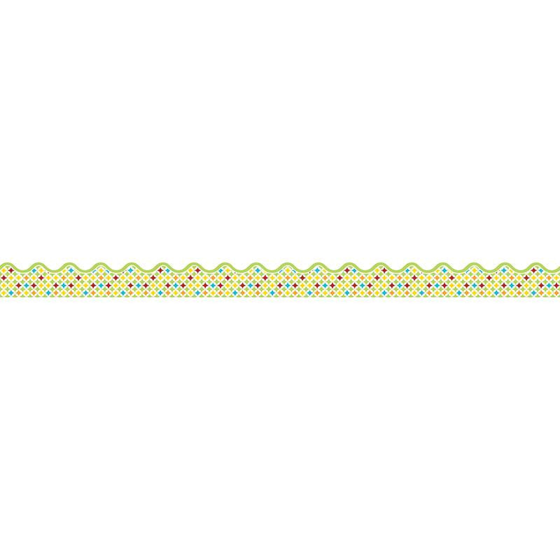 HIPSTER STARDUST SCALLOPED BORDER