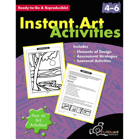 INSTANT ART ACTIVITIES GR 4-6