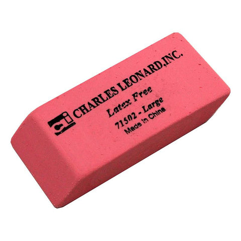 12-BX SYNTHETIC PINK WEDGE ERASERS