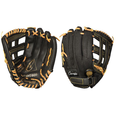 10IN PE GLOVE YOUTH BLACK
