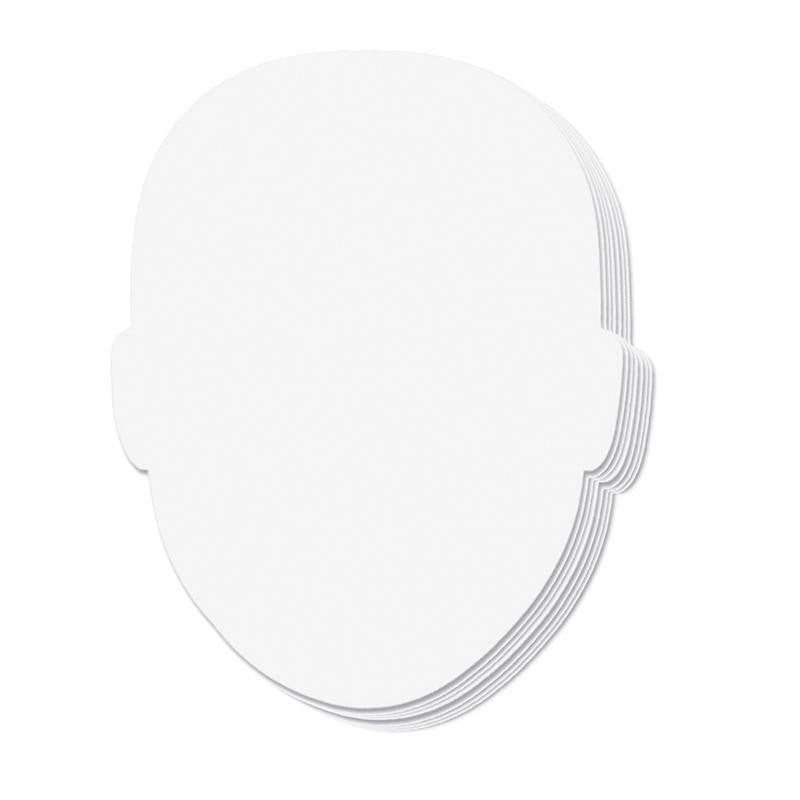 WHITEBOARD FACE SHAPES 10-SET