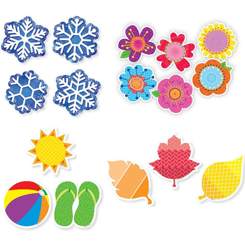 4 SEASONS 3IN CUT-OUTS PACK