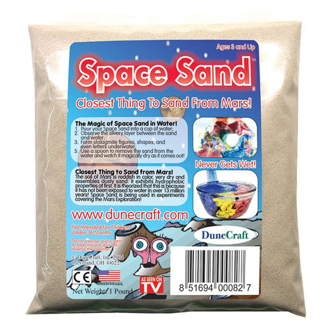 SPACE SAND REFILL WHITE 1LB