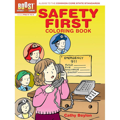 BOOST SAFETY FIRST COLORING BOOK