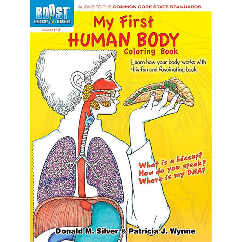 BOOST MY FIRST HUMAN BODY COLORING
