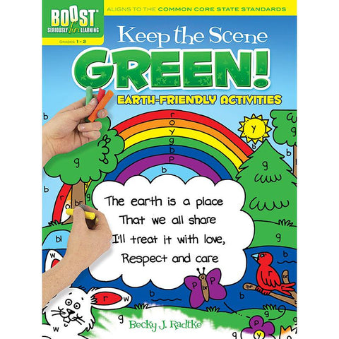 BOOST KEEP THE SCENE GREEN COLORING