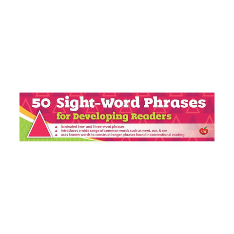 50 SIGHT WORD PHRASES FOR