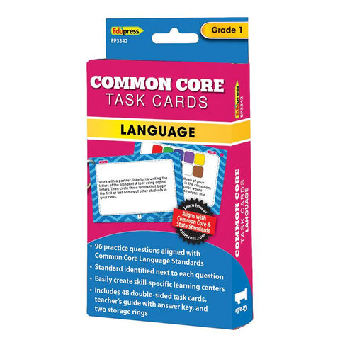 COMMON CORE TASK CARDS LANG GR 1