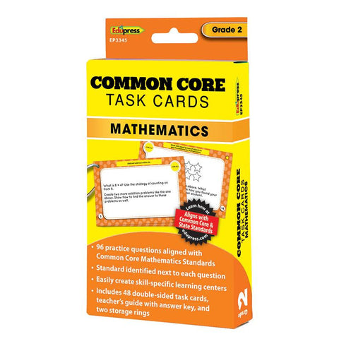 COMMON CORE MATH TASK CARDS GR 2