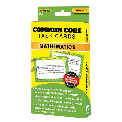 COMMON CORE MATH TASK CARDS GR 3