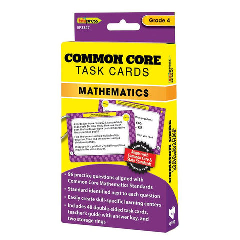 COMMON CORE MATH TASK CARDS GR 4