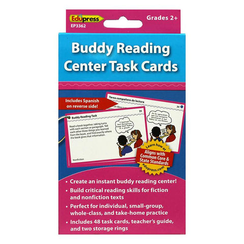 BUDDY READING CENTER TASK CARDS