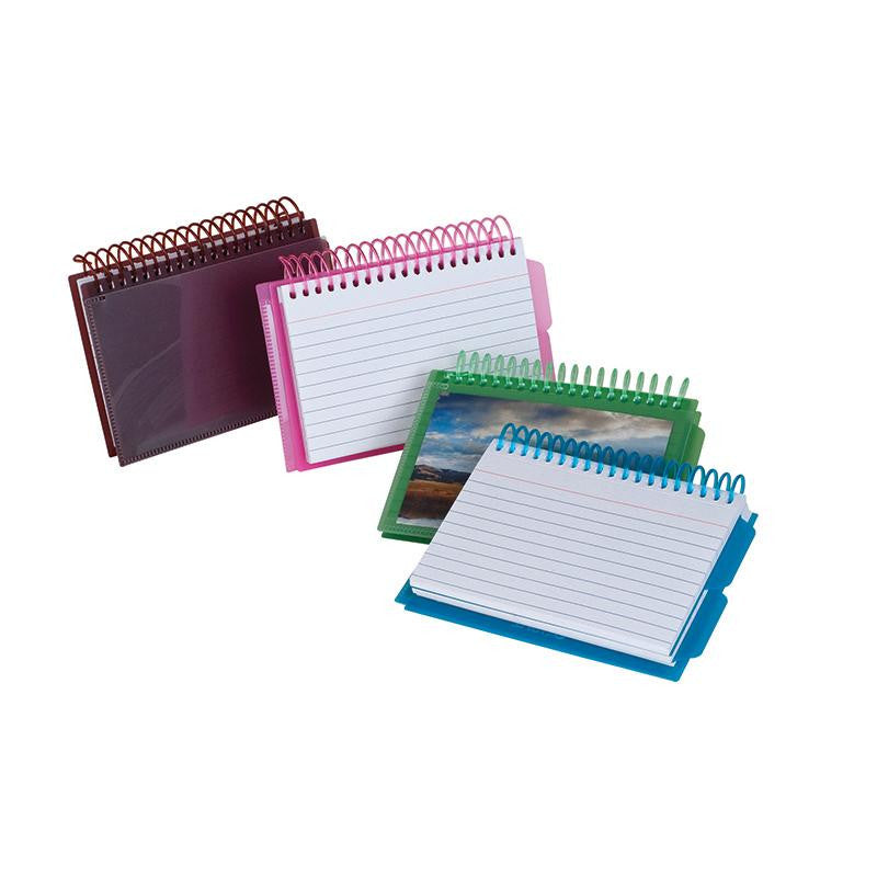 VIEW FRONT SPIRAL INDEX CARDS 3X5