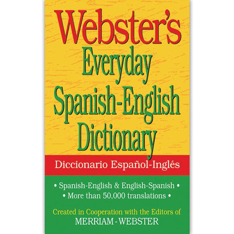 WEBSTERS EVERYDAY SPANISH ENGLISH