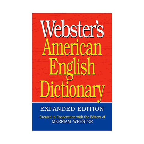 WEBSTER AMERICAN ENGLISH DICTIONARY