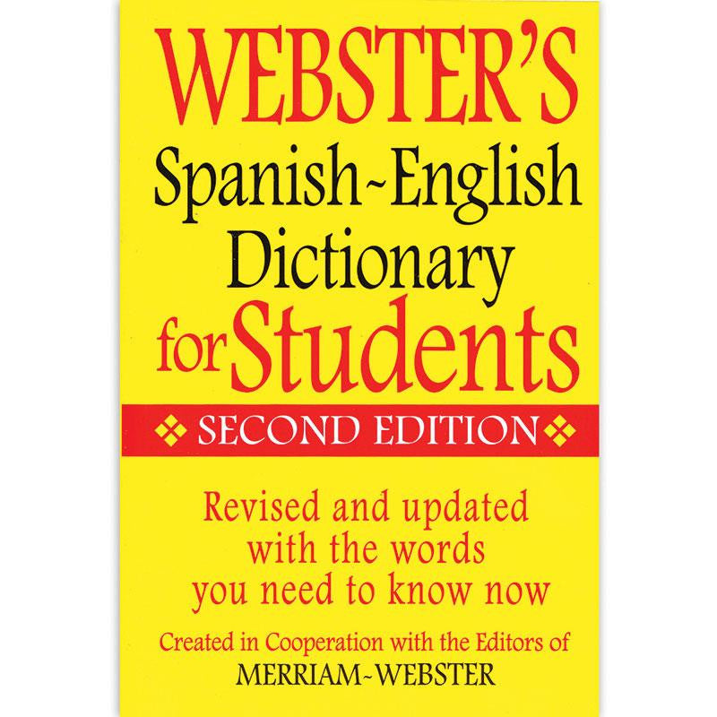 WEBSTERS SPANISH ENGLISH DICTIONARY