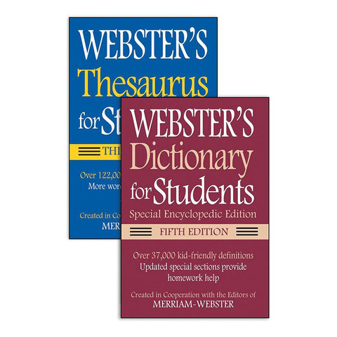 WEBSTER FOR STUDENTS DICTIONARY