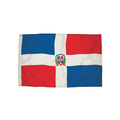 3X5 NYLON DOMINICAN REPUBLIC FLAG