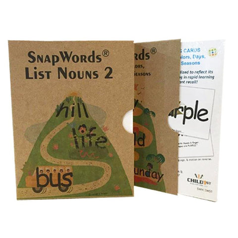 SNAPWORDS TEACHING CARDS LIST N2