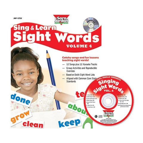 SING & LEARN SIGHT WORDS BOOK CD 4