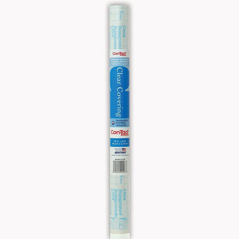 CONTACT ADHESIVE ROLL CLEAR 18X9FT