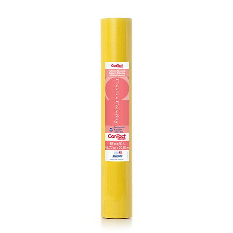CONTACT ADHESIVE ROLL YLW 18X60FT