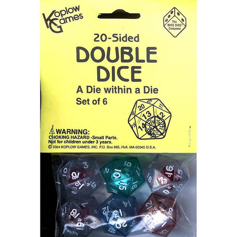 20 SIDED DOUBLE DICE