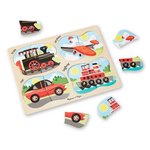 4 IN 1 VEHICLES PEG PUZZLE