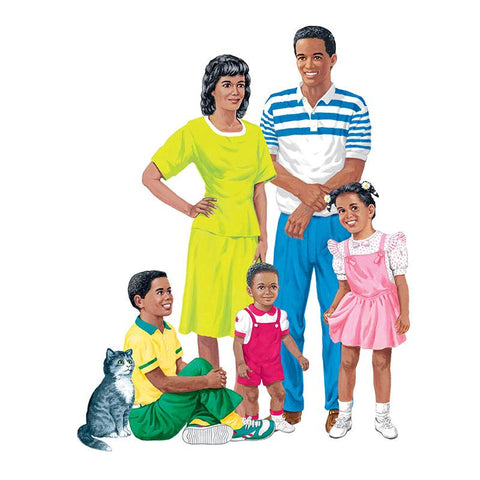 AFRICAN-AMERICAN FAMILY PRE-CUT