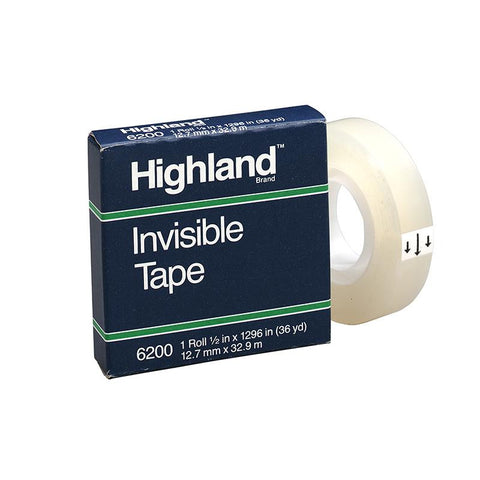 HIGHLAND INVISIBLE TAPE 1-2X1296IN