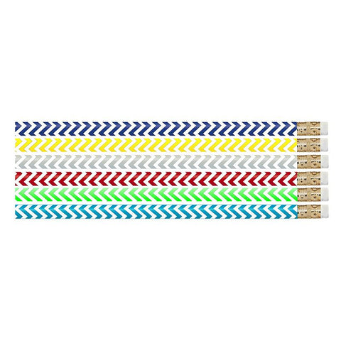 CHEVRON CHIC PENCIL PACK OF 12