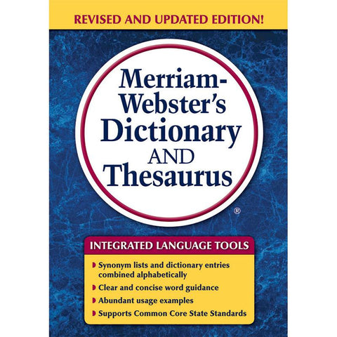 MERRIAM WEBSTERS DICTIONARY &