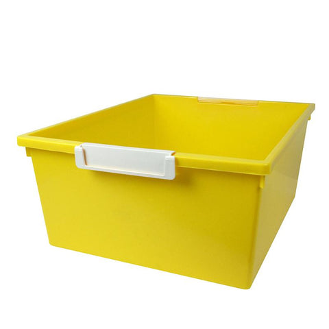 12QT YELLOW TRAY W LABEL HOLD