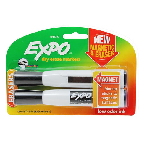 EXPO CHISEL 2 CT W-ERASER BLK