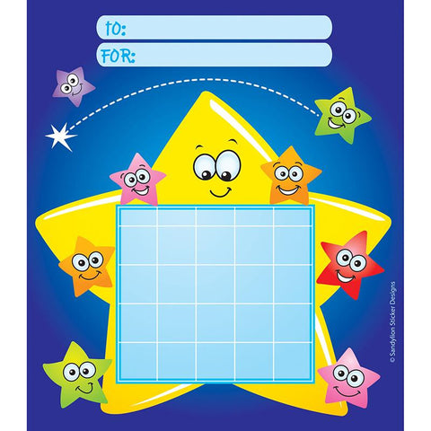 INCENTIVE CHART PAD STARS W- FACES