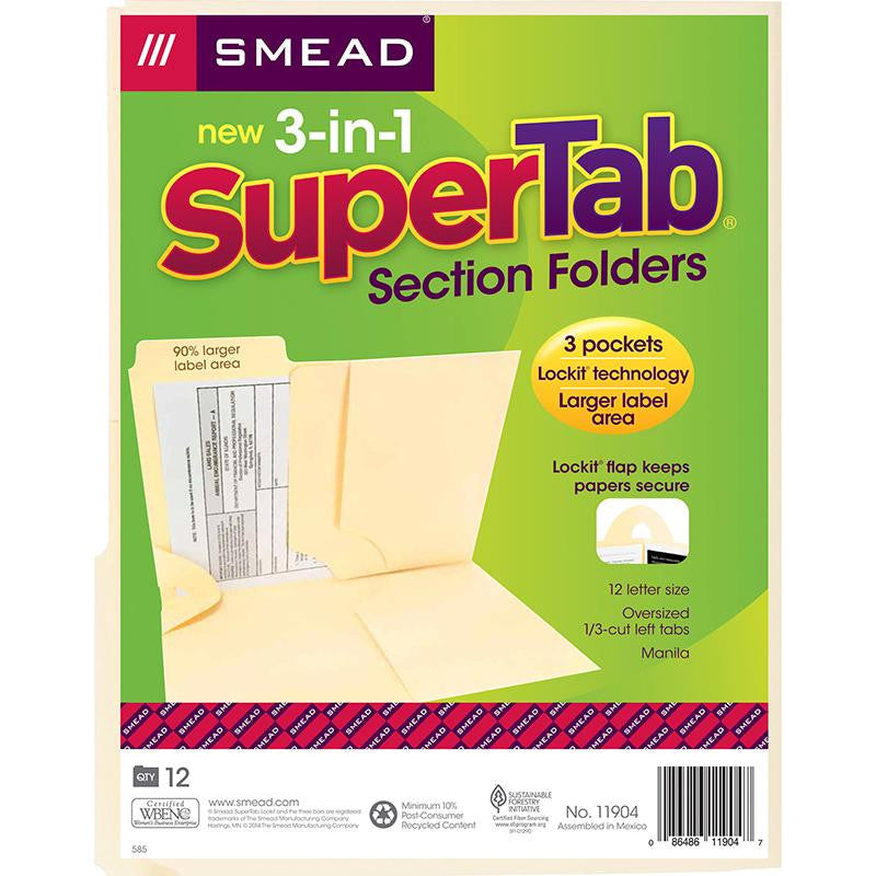 SMEAD 3 N 1 SUPERTAB SECTION MANILA