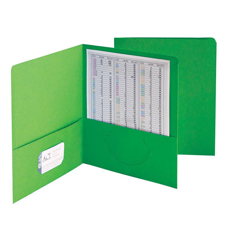 SMEAD 25CT GREEN STANDARD TWO