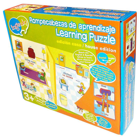 AT HOME BILINGUAL LEARNING PUZZLE