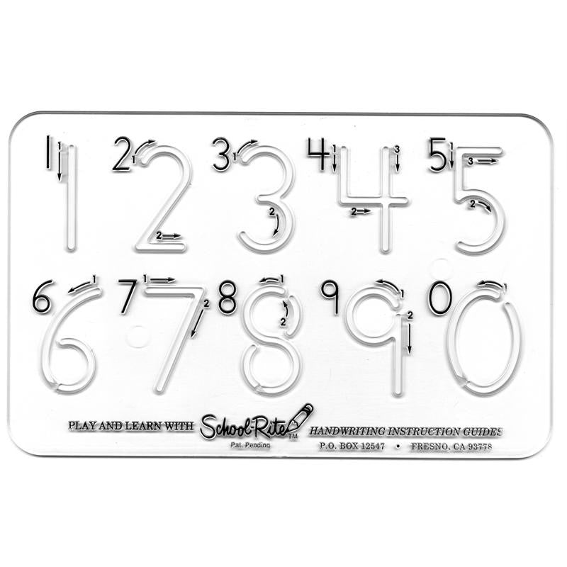 TEMPLATE NUMBERS