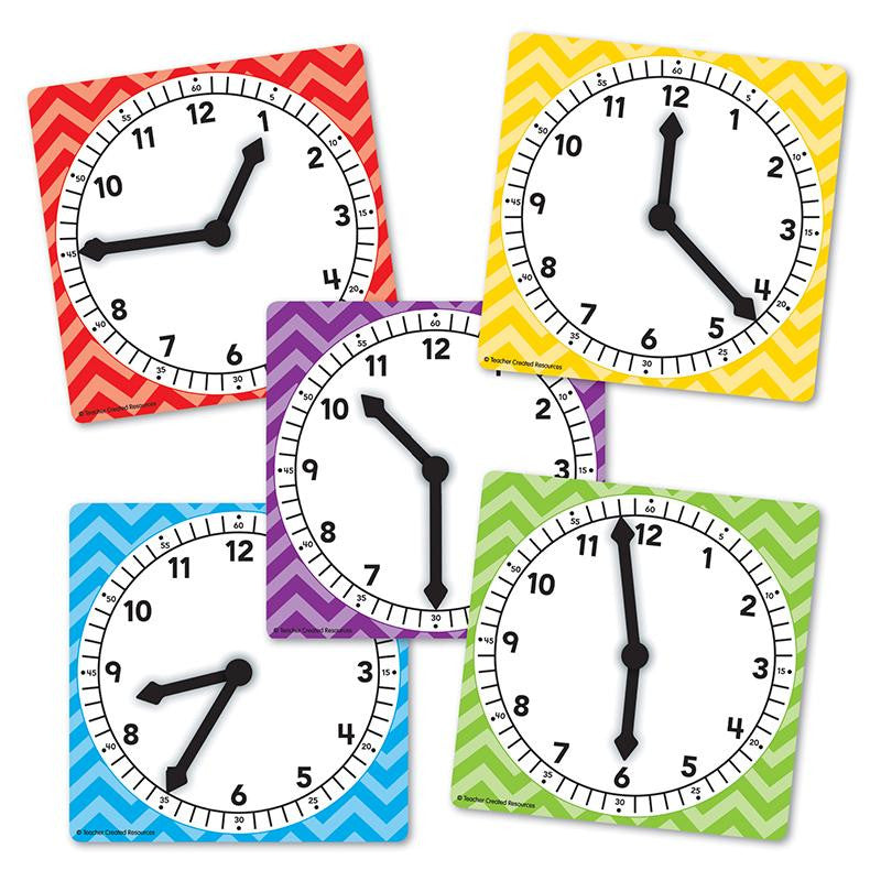 CLOCKS SPINNERS PACK OF 5
