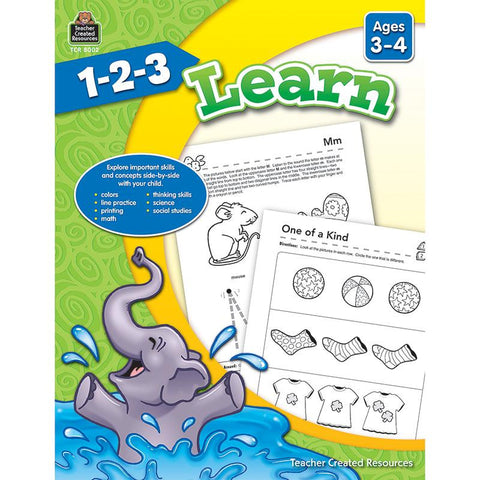 1 2 3 LEARN AGE 3-4